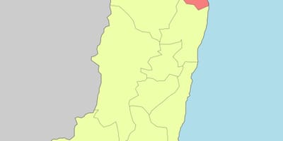 خريطة مدينة هوالين تايوان