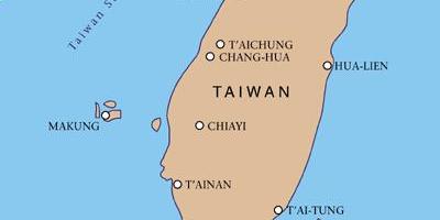 تايوان الدولي خريطة