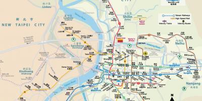 خريطة المترو تايوان